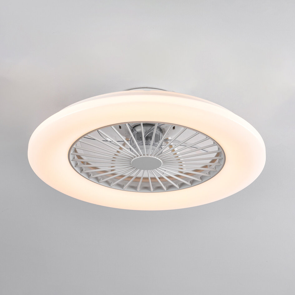 Ventilateur de plafond Cakir LED avec température de couleur réglable