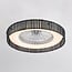 Ventilateur de plafond Cakir LED - abat-jour en bambou noir