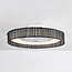 Ventilateur de plafond Cakir LED - abat-jour en bambou noir