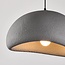 Suspension Wabi Sabi Urban Stone avec motif pierre gris - 48 x 38 cm
