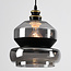 Suspension Sofie 3 lumières en verre fumé - noir