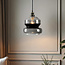 Lampe suspendue à 1 lumière Sofie - verre large