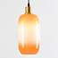 Suspension 1 lumière Anne - verre orangé