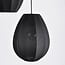 Suspension Fabrica 3 lumières - lampions en tissu noir