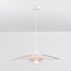 Suspension Floral - beige avec pétales en tissu