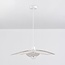 Suspension Floral - beige avec pétales en tissu