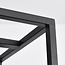 Suspension industrielle 4 lumières Zagreb cage noire