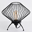 Lampe de table industrielle en métal noir - Spider