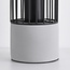 Lampe de table industrielle noire avec base robuste - Palma