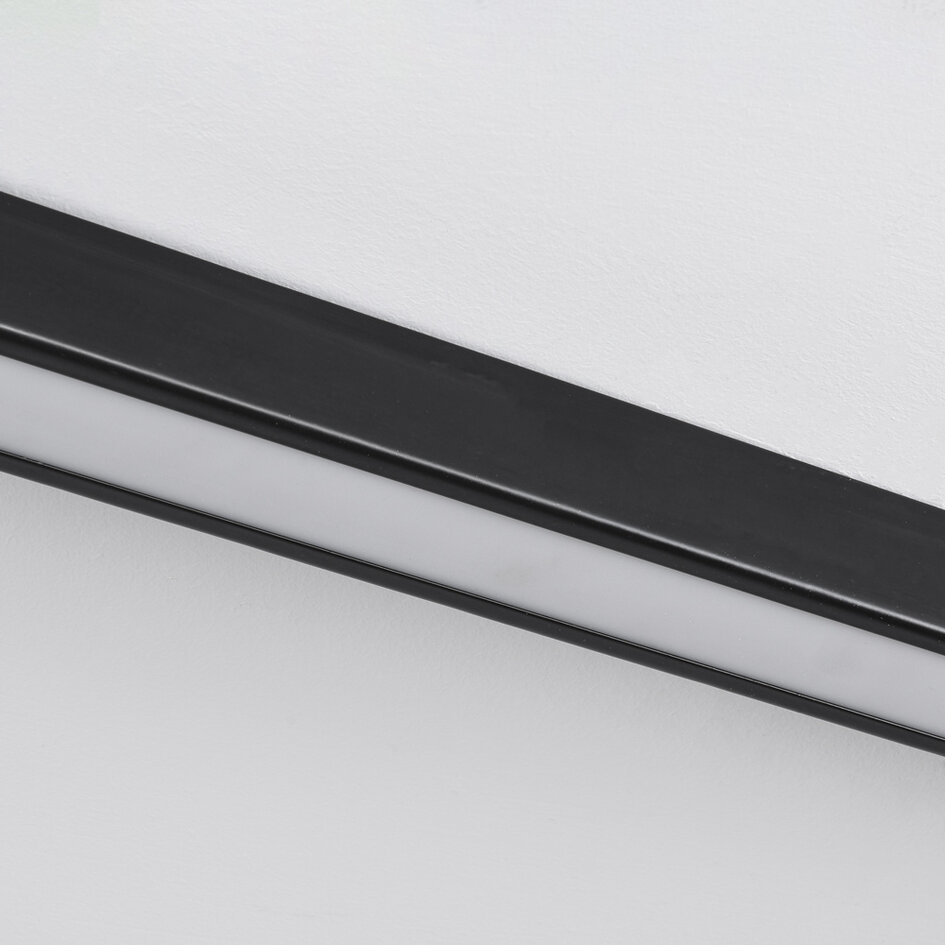 Plafonnier Xander avec LED intégrées - noir