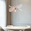Suspension moderne blanche à une lumière - Linha