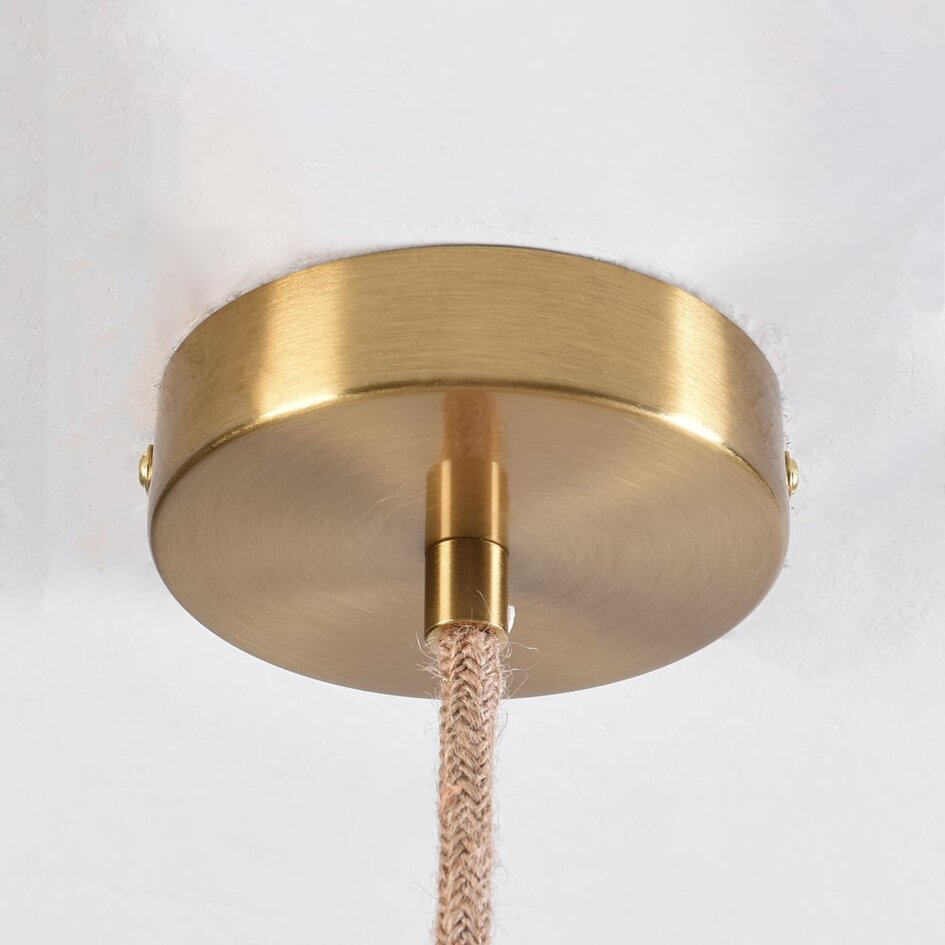 Lampe suspendue moderne blanche, 1 lumière - Linha