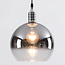 Suspension design London - verre fumé effet miroir