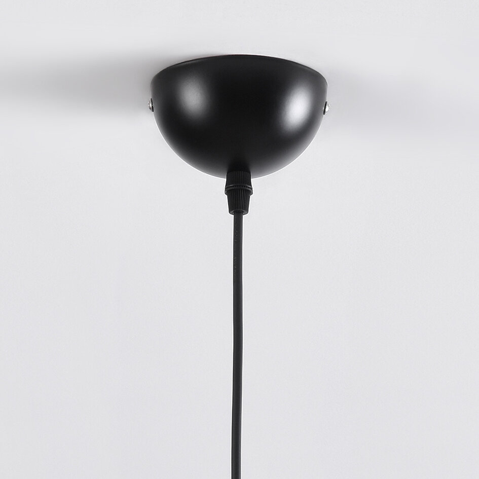 Lampe suspendue Holly avec détails en bois