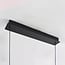 Suspension Kyo 6 lumières en noir et doré