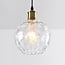 Suspension Verona - globe rond en verre transparent