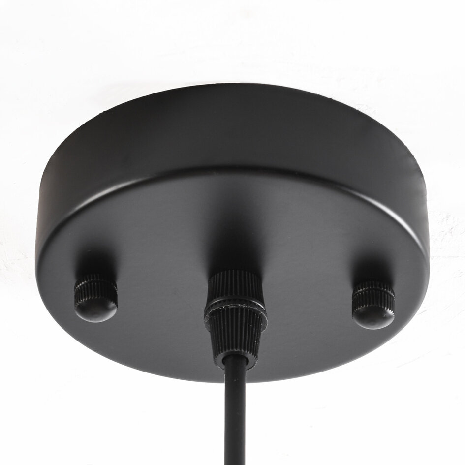 Lampe suspendue 1 lumière Verona amber - round even glass