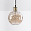 Suspension à 1 lumière - Lotte - Verre Cognac bombé