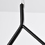 Suspension asymétrique à 2 lumières Dexter - verre fumé effet miroir, noir