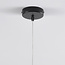Suspension asymétrique à 2 lumières Dexter - verre fumé effet miroir, noir