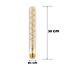 Ampoule tube LED E27 dimmable, spirale ambrée, 30 cm