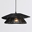 Lampe suspendue en corde noire - Osaka