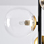Lampe suspendue 3 lumières avec verre transparent - Nisrin