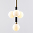 Suspension avec verre blanc laiteux, 4 lumières - Lennard