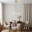 Lampe suspendue design Donny avec boules en verre de lait