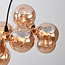 Suspension de luxe couleur or 16 lumières - Sunita