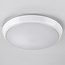 Plafonnier blanc Ø25,5 cm avec unité de secours et interrupteur CCT 3000/4000/6000K