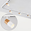 Système de rail monophasé moderne 3 mètres blanc acajou aspect bois - Linn