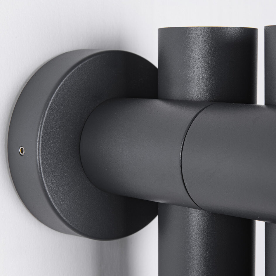 Applique murale extérieure orientable Thekla - anthracite avec LED intégrée