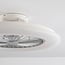 Ventilateur de plafond  gris et blanc avec télécommande, application TUYA et RGBWW - Mira