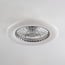 Ventilateur de plafond  gris et blanc avec télécommande, application TUYA et RGBWW - Mira
