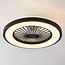 Ventilateur de plafond Starry black avec température de couleur réglable et effet stéréo