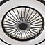 Ventilateur de plafond Starry black avec température de couleur réglable et effet stéréo