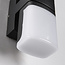 Applique d'extérieur moderne noire orientable - Bobby