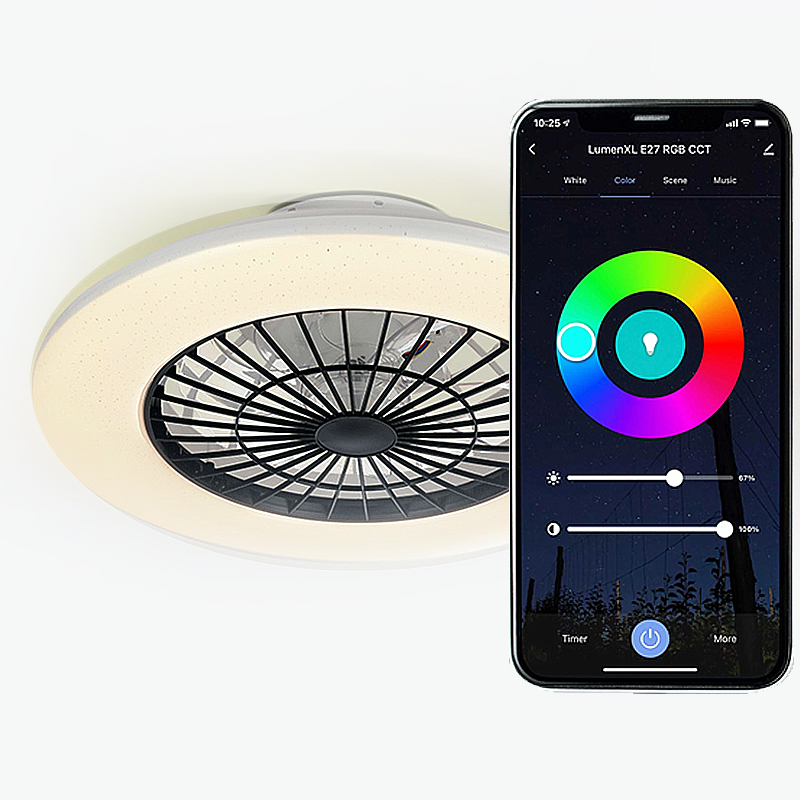 Slimme plafondventilatoren met wifi