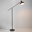 Lampadaire Tom avec bras inclinable - brun café