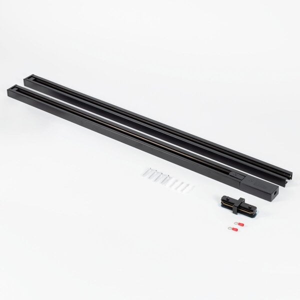 Kit de démarrage de 1,5 mètre pour rail monophasé, noir