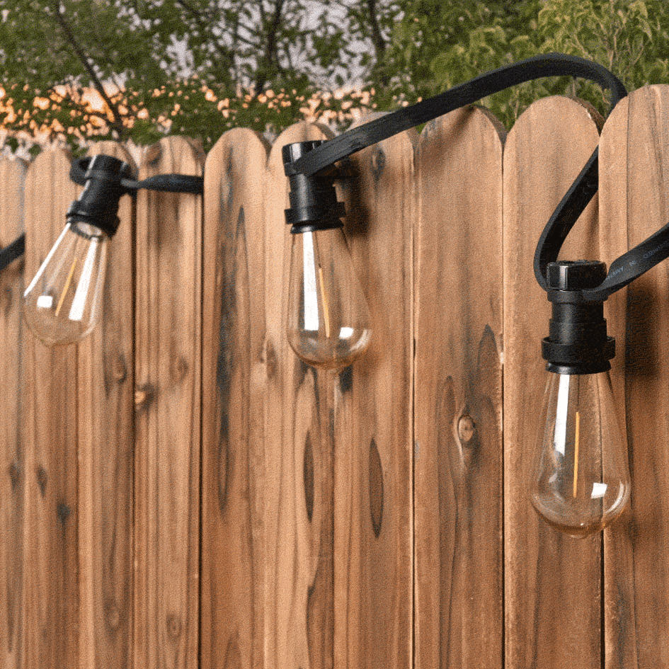 Lampe LED E27 à effet de lumière tombante de 1,5W, 2000K