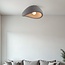 Plafonnier Wabi Sabi Concrete Aura 60 x 47 cm effet pierre - gris