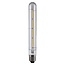 Lampe tube E27 dimmable verre clair avec filament 4W 2700K, 22.5 cm