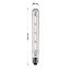 Lampe tube E27 dimmable verre clair avec filament 4W 2700K, 22.5 cm