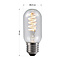 Ampoule tube LED E27 dimmable, spirale transparente 11 cm (2700K)