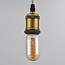 Lampe LED à filament 4W, 2200K, verre ambré avec spirale - dimmable