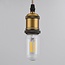 Ampoule tube LED E27 dimmable, verre transparent 11 cm (2700K)