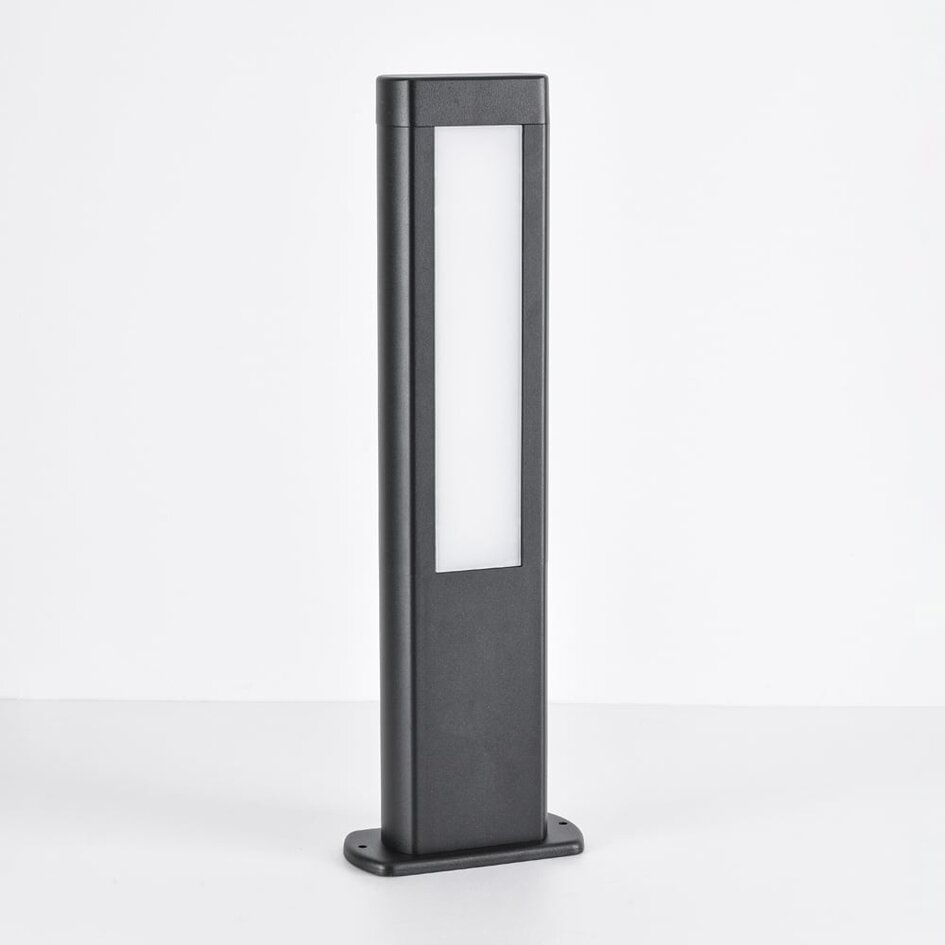 Lampadaire d'extérieur industriel noir - Stein