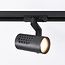 Système de rail monophasé design 3 mètres avec spots Fem - noir